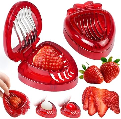 Generic Stainless Steel Strawberry Corer Slicer Huller Tool Cutter Kitchen Gadgets