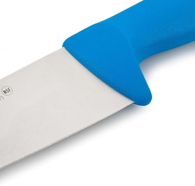 Arcos Butcher Knife 10 Inch Nitrum Stainless Steel and 250 mm blade. Professional Cooking Knife For Cutting Meat, Fish and Vegetables. Ergonomic Polyoxymethylene Handle. Series 2900. Color Blue