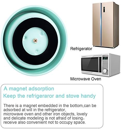 No battery mechanical timer, kitchen timer with magnet, time manager, can be used for cooking, learning, baking, exercise, etc, beautiful appearance, easy to use (green)