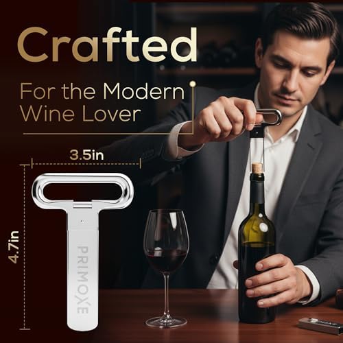 Christmas Stocking Stuffers for Men Ah So Two Prong Wine Opener & Bottle Opener Professional Stainless Steel Corkscrew Wine Bottle Opener Champagne & Travel Cork Puller Gift