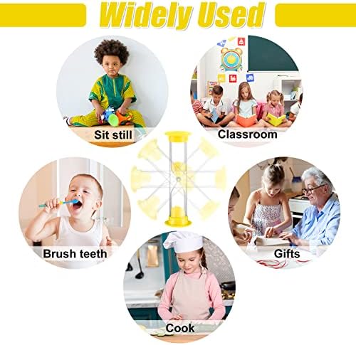 Geelin 24 Pcs 3 Minutes Sand Timer Kids 3 Mins Timer