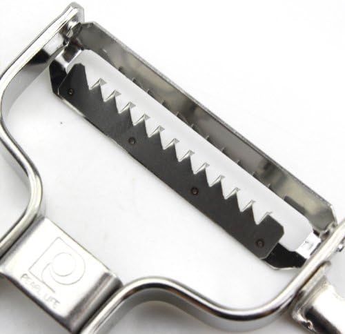 Pearl Metal C-8647 Easy Wash Stainless Steel Julienne Peeler, Made in Japan