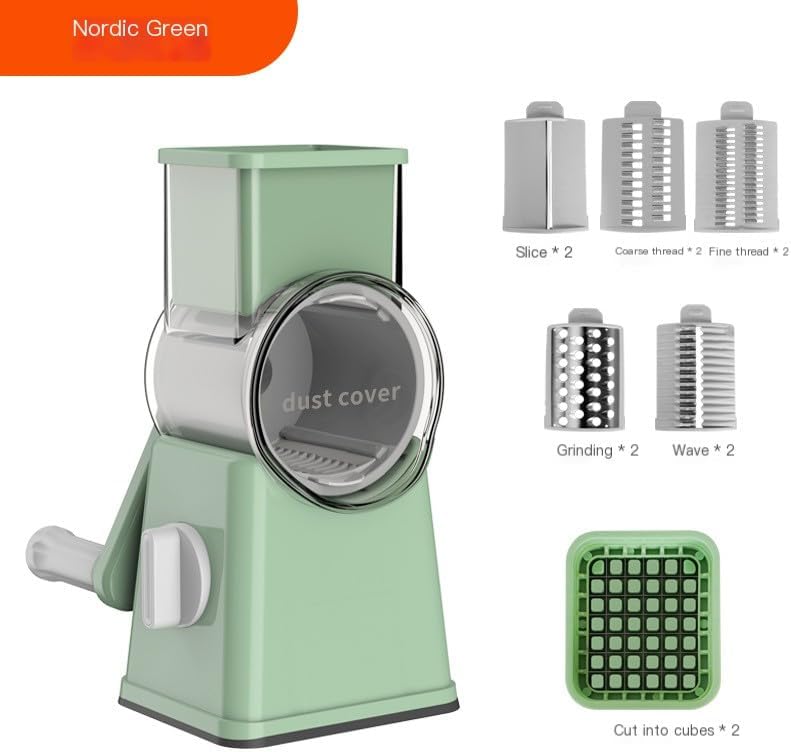 Vegetable Chopper and Spiralizer, Food Chopper with Container, Fruit Slicer, Kitchen Gadgets & Gifts, Home Essentials