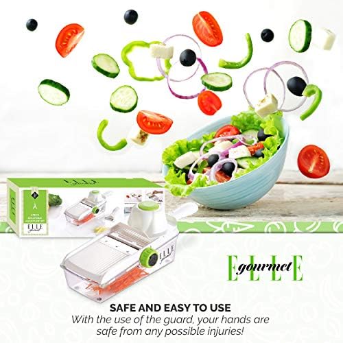 Mandoline Slicer Sets – Multiple Pieces & Parts Included for Slicing, Chopping and Peeling