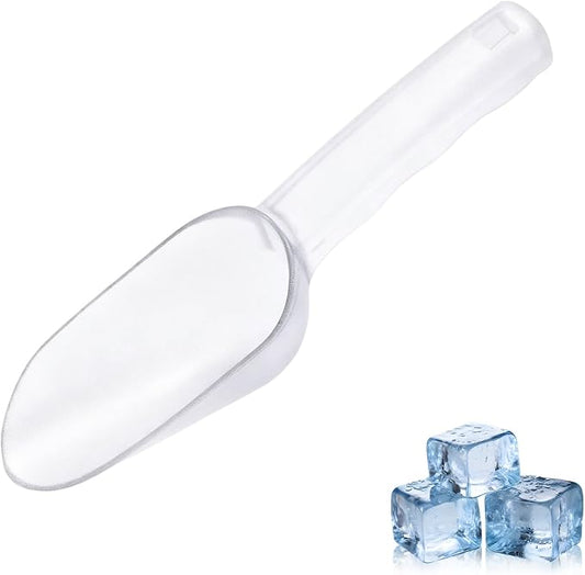Plastic ice scoop for freezer - 6oz ice scoop BPA-FREE polycarbonate scoop with ergonomic handle, ideal for ice maker,ice cube, ice bucket, coffee beans, popcorn,ice cream, dishwasher safe (1 Pack) S