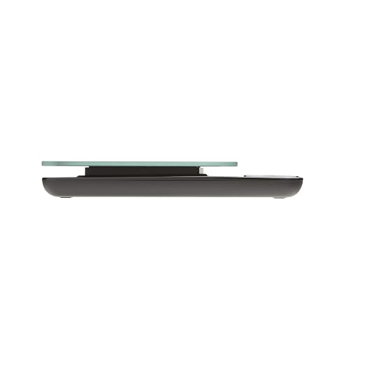Taylor Glass Top Food Scale with Touch Controls, 11 lb Capacity, Sleek Black Design for Precision Food Measurement in Grams and Ounces (Pack of 4)