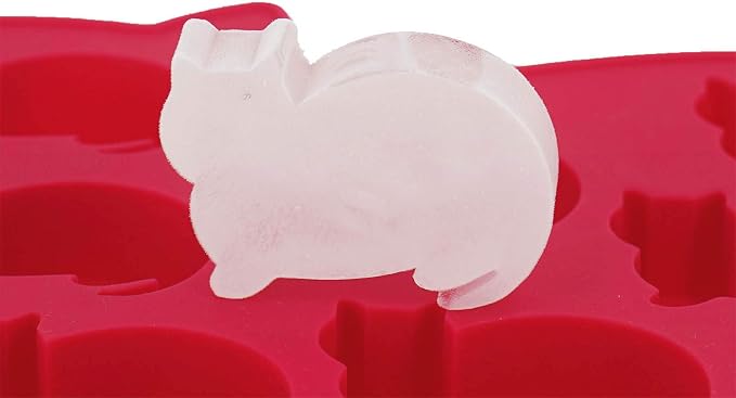 Cat Silicone Ice Cube Tray and Treat Mold, Gifts for cat Lovers, Birthday Presents Mother's Day Father's Day Christmas Gifts for Men Women Cat lovers,2 Pack