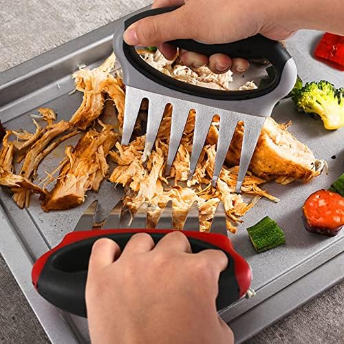 Meat Shredder Claws,Metal Set of 3 Tools,Meat Claws for Shredding BBQ Shredding Claws tool Christmas gift for men, women, father, husband