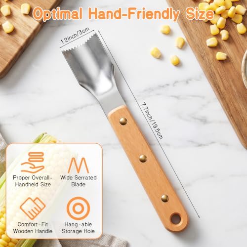 Corn Peeler for Corn on the Cob, Stainless Steel Stripper Tool for Kitchen