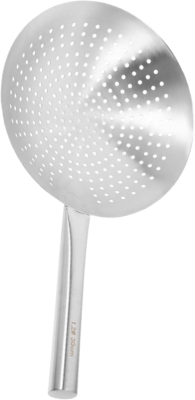 Stainless Steel Colander Mesh Spoon Strainer Filter Strainer Hot Pot Spoon Food Strainer Kitchen Cookware Skimmer Ladle Filtering Ladle Filter Spoon Kitchen Gadget Soup Ladle