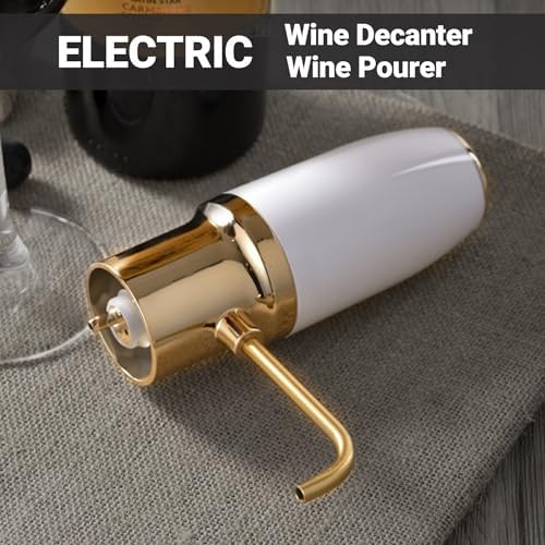 Electric Wine Aerator Dispenser,Electric Smart Decanter TYPE C Rechargeable