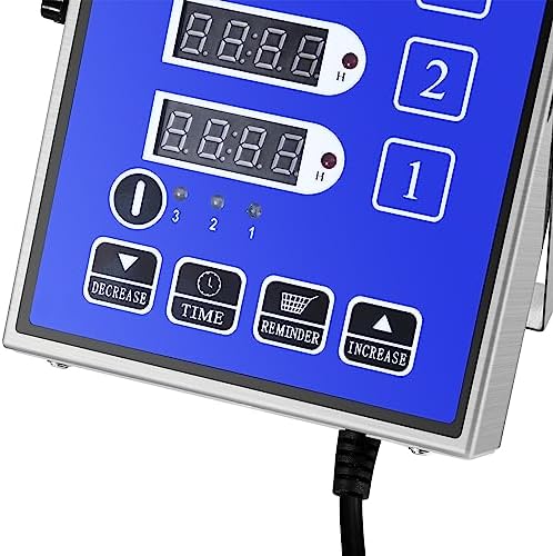 Commercial Kitchen Timer 4 Channel Digital Loud Alarm Cook Timer