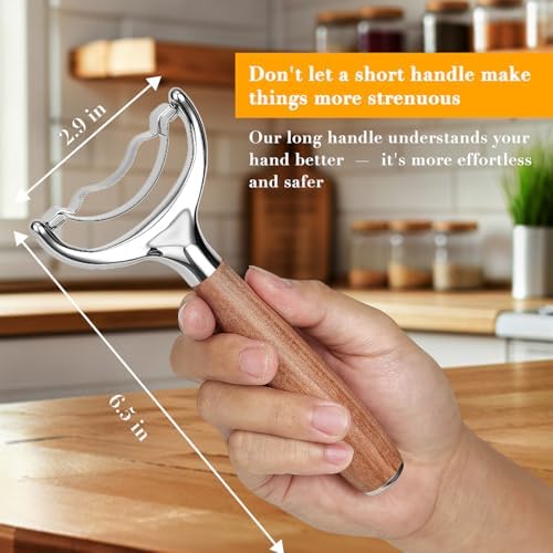 KULUNER Corn Peeler Stripper Handle 304 Steel Blade for Seniors Arthritis