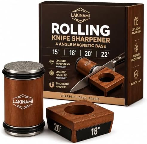 Rolling Knife Sharpener | Kitchen Knife Sharpening Kit