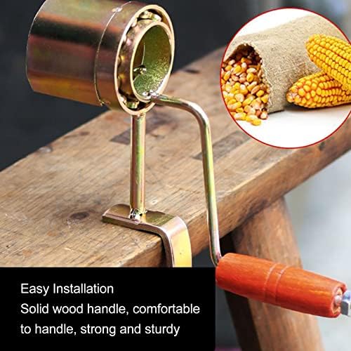 Corn Quick Husker,Hand Crank Corn Thresher Manual Corn Sheller Corn Peeling Tool Corn Stripper Tool Kitchen Gadgets