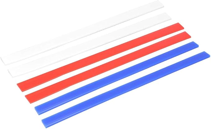 Silicone Rolling Pin Guides, Dough Thickness Measuring Strips with 2mm 4mm 6mm for Baking Cookies Pie Pizza Dumpling