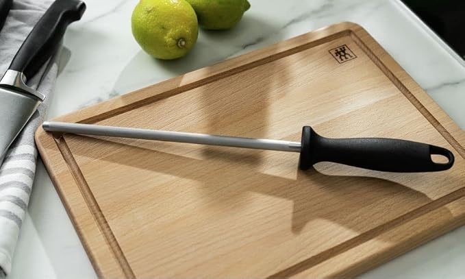 ZWILLING Steels & Sharpeners Sharpening Steel (Synthetic Handle, Black) 21cm