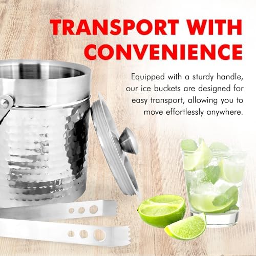 Chef Craft Double Walled Stainless Steel Ice Bucket