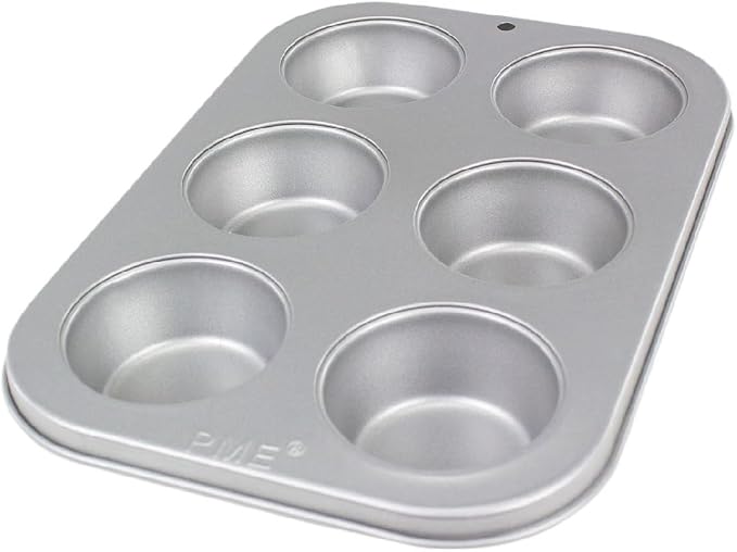 PME Non Stick Bakeware 6 Cup Std Muffin Pan