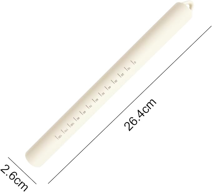 Non Stick Dough Roller Pins for Baking,Silicone Rolling Pin with Steel Core 10.39"/26.4cm (Color A)