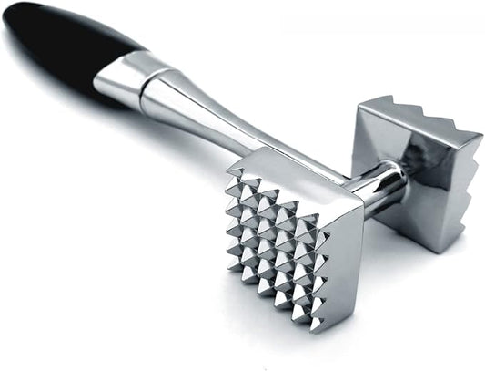 Meat Tenderizer, Dual-Sided Nails Meat Mallet, Meat Hammer Used for Steak, Chicken, Fish，Meat Pounder With Rubber Comfort Grip Handle, 8.8 inches Meat Tenderizer Tool