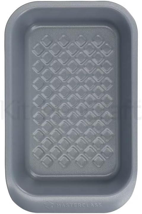MasterClass Smart Ceramic Loaf Tin with Robust Non Stick Coating, Carbon Steel, Stackable 2lb Bread Pan (23 x 15cm)