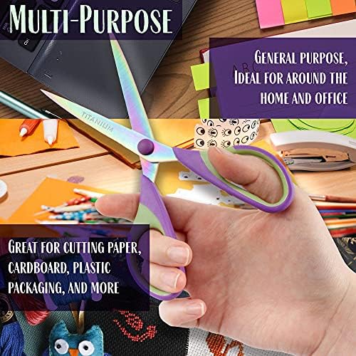 Ultimate Value Scissor Set for Kitchen and Craft Set - 10 Sets (50 Scissors)