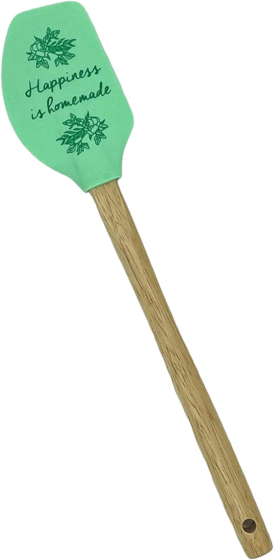 Spatula Happiness Is Homemade Cute Baking At Home Unique Unique | Kitchen Gear, Baking Tools, Funny Silicone Scraper Spatula, Graphic , Cool Food, Motivational, Sturdy Wood, Novelty Spatulas