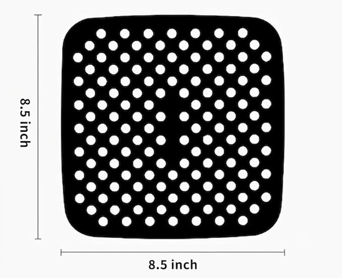 3-Piece Silicone Baking Mat Set, Non-Stick Reusable Air Fryer Liners and Oven Sheets, Heat Resistant, BPA-Free, Easy to Clean.