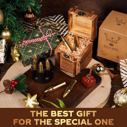 Gifts for Men Dad Husband, Whiskey Stones Reusable Stainless Ice Cubes, Unique Fathers' Day Anniversary Birthday Gift Ideas for Him Boyfriend, Man Cave Stuff Cool Gadgets Retirement Bourbon Presents