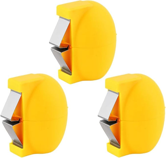 2026 New Egg Shell Opener, Stainless Steel Egg Cracker Tool, Multifunctional Eggs Separator for Raw and Hard Boiled Eggs Peeler Shell Remover, Kitchen Gadget (Yellow 3pcs)