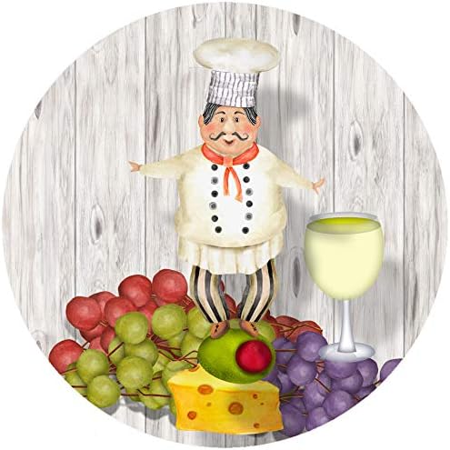 Andreas Silicone Jar Opener, Chef – 6.25" Non-Slip Lid Gripper & Garlic Peeler, Dishwasher Safe, Multi-Use, Durable Silicone & Fabric, Made in the USA, JO-GGCF