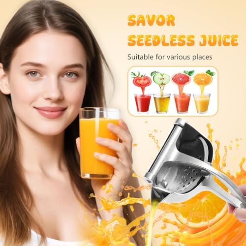 Fresh Fruit Juice Extractor, 2026 New Hand Juicer Squeezer Lemon Juicer Manual Hand Press with Ergonomic Grip for Efficient Extraction of Fruits