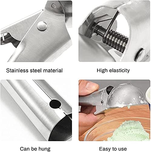Scoop Stainless Steel, Ice Cream Scoop with Trigger Release