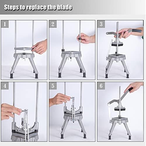 1/4" Replacement Dicer Chopper Blade with Pusher Block