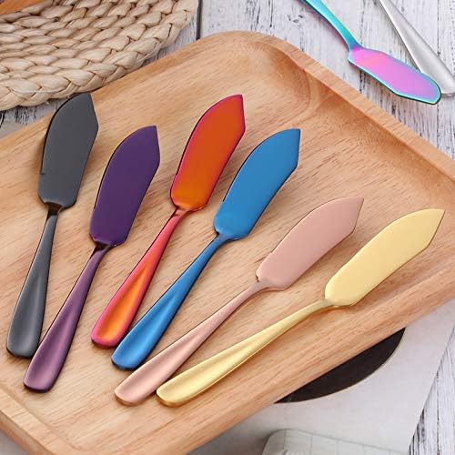 Cheese Knife Set，Stainless Steel Cheese Tool，Ergonomic Design&Easy To Use， for Birthday/Parties/Wedding/Bridal Shower/Housewarming and Anniversary (gold*4)