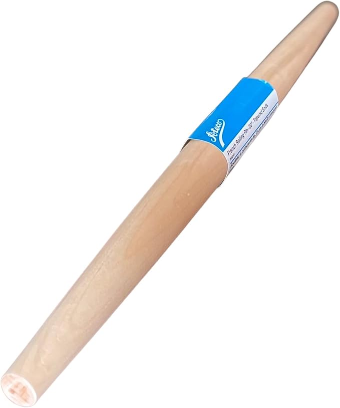 Ateco Solid Maple Wood French Rolling Pin, 20-Inches