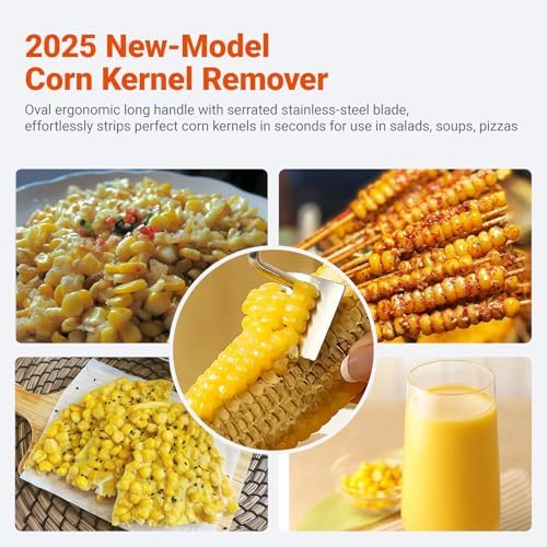 2 Pcs Corn Peeler for Corn on the Cob, Stripper, Remover