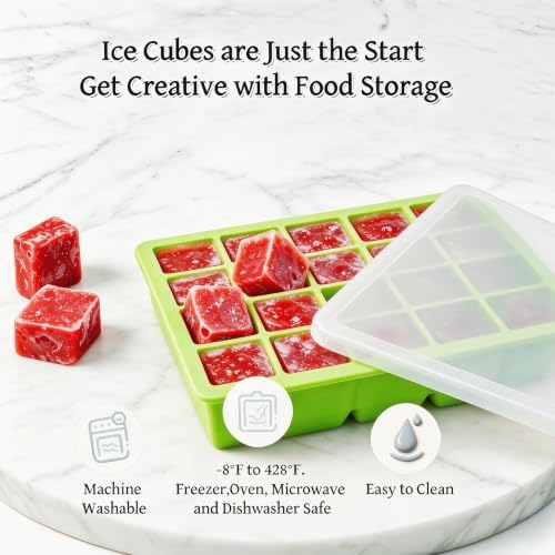 1 Tbsp Silicone Freezer Molds, Silicone Food Freezer Tray
