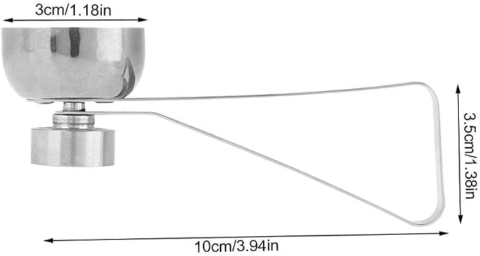 Fdit Egg Topper Cutter with Stainless Steel, Eggshell Opener for Soft or Hard Boiled Eggs, Large Size, Dishwasher Safe