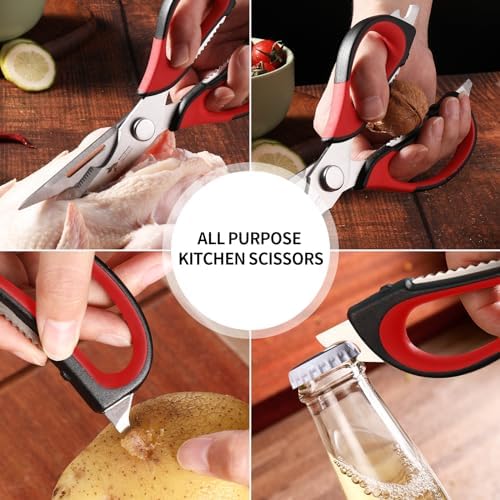 MAD SHARK Kitchen Scissors All Purpose Kitchen Shears Come Apart