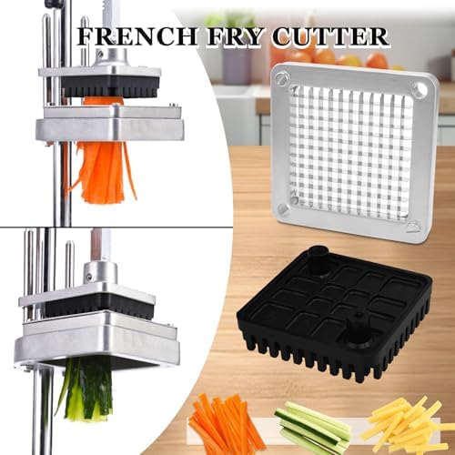 1/4" and 3/8" Replacement Dicer Chopper Blade with Pusher Block
