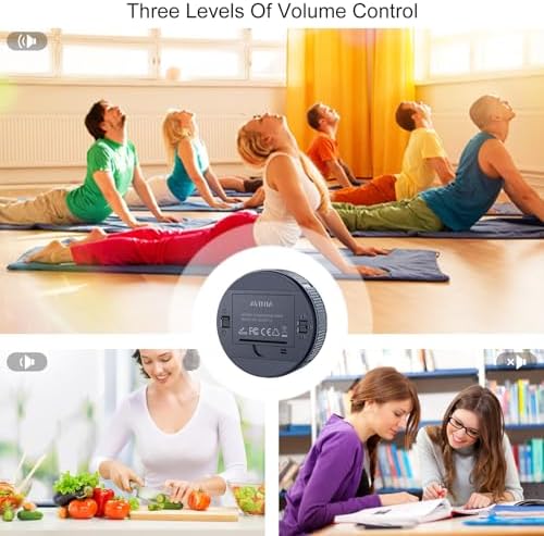 AVINIA Digital Kitchen Timers, Visual timers Large LED Display Magnetic Countdown Countup Timer for Classroom Cooking Fitness Baking Studying Teaching, Easy for Kids and Seniors