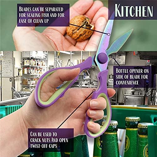 Ultimate Value Scissor Set for Kitchen and Craft Set - 3 Sets (15 Scissors)
