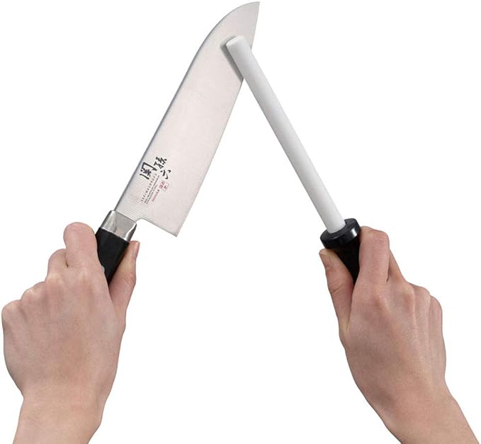 Kai Corporation AP0539 KAI Sharpener, Ceramic Stick Type, Kitchen Tool, Made in Japan