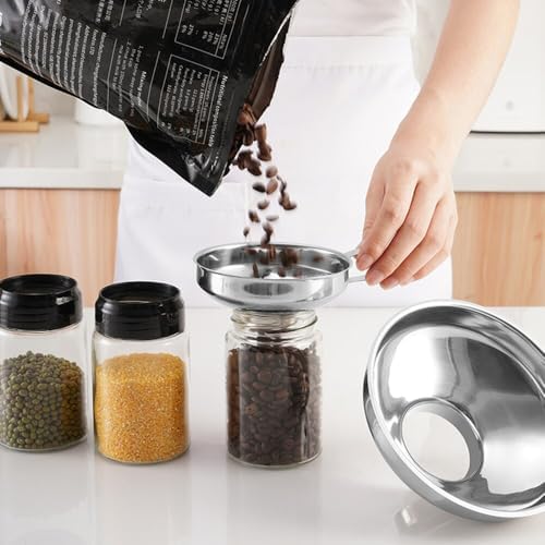 Stainless Steel Canning Funnel Set 5 Pack