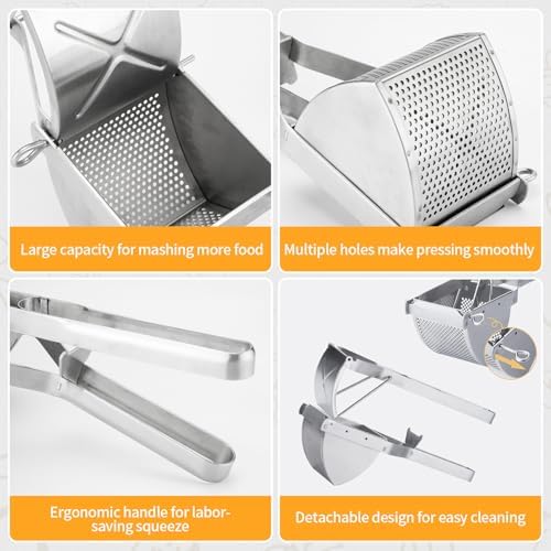 Potato Ricer, Heavy Duty Potato Masher and Ricer Kitchen Tool