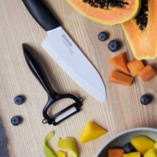 KYOCERA Fruit & Vegetable No-Rust, Ultra-Sharp Ceramic Y-Peeler