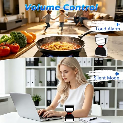 Digital Hourglass Timer for Productivity, Visual Countdown with Flight Flow