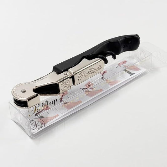Pulltap’s Professional Double‑Hinged Waiter’s Corkscrew (Classic 500) – Luxury Sommelier‑Grade Wine Opener with Signature Pulltap’s Logo & Precision Foil Cutter